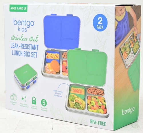 Bentgo Kids Stainless Steel Lunch Box, 2-pack - Picture 7 of 9