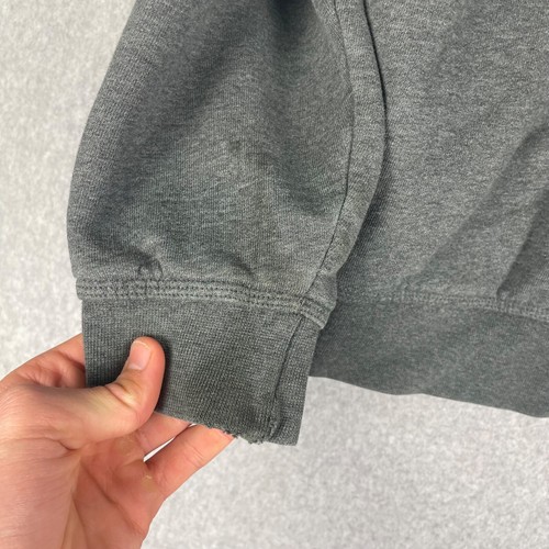 LL Bean Katahdin Iron Works Sweatshirt Herren Large grau Sherpa Fleece gefüttert Wandern - Bild 15 von 16