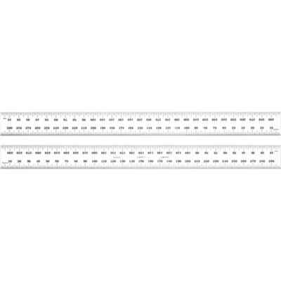 Starrett Spring Tempered Rule C636-300-11 3/4'' / 300mm Length 36 Grad 1'' 1'' Wide
