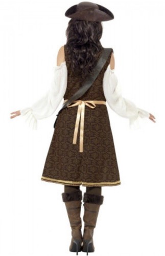 Smiffys Damen Hochsee Piratin Kleid Karneval Fasching Mottoparty Gr. S - Bild 2 von 6