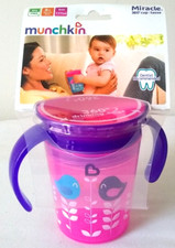 Munchkin Miracle 360 Cup Drinking Edge 6 Months 6 oz BPA FREE NEW