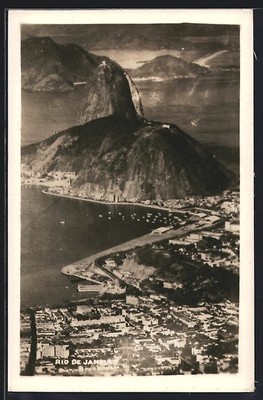 Ansichtskarte Rio de Janeiro, Panorama 1952 