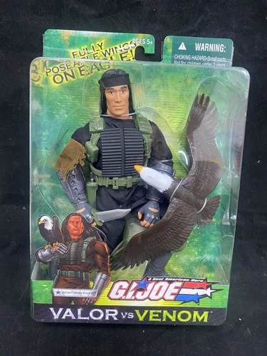 G.I.Joe  Valor vs Venom  Spirit Iron Knife  12" Action Figure Vintage