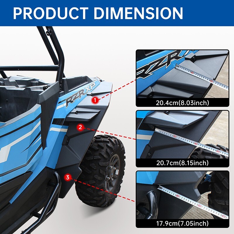 Front Right Fender 5439761-070 For 2014-2022 Polaris RZR XP 4 1000 RZR
