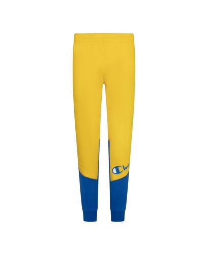 Champion Little Boys Diagonal Color Blocked Fleece Joggers-4 - Picture 2 of 5