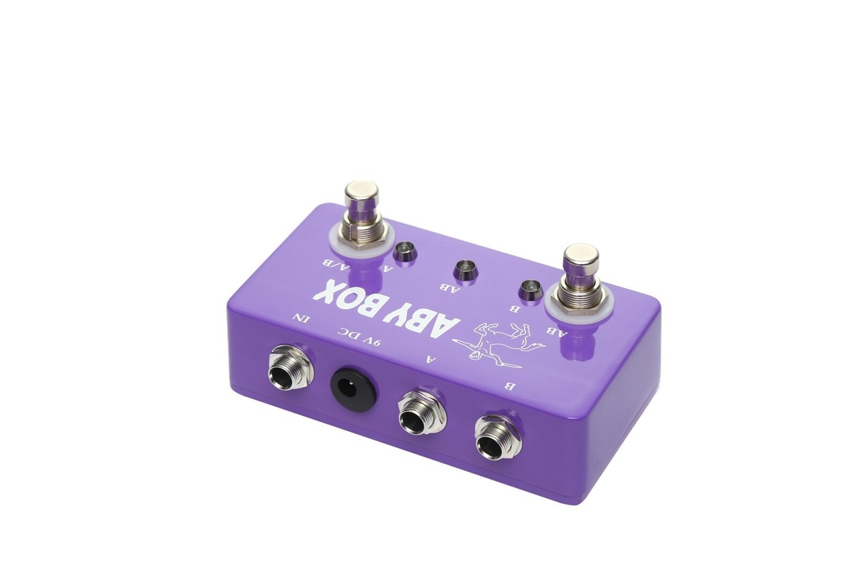 ABY Selector Combiner Switch AB Box New Pedal Footswitch Amp