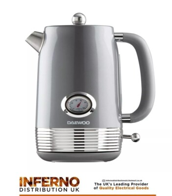 DAEWOO Denver Stainless Steel With Temperature Gauge Kettle