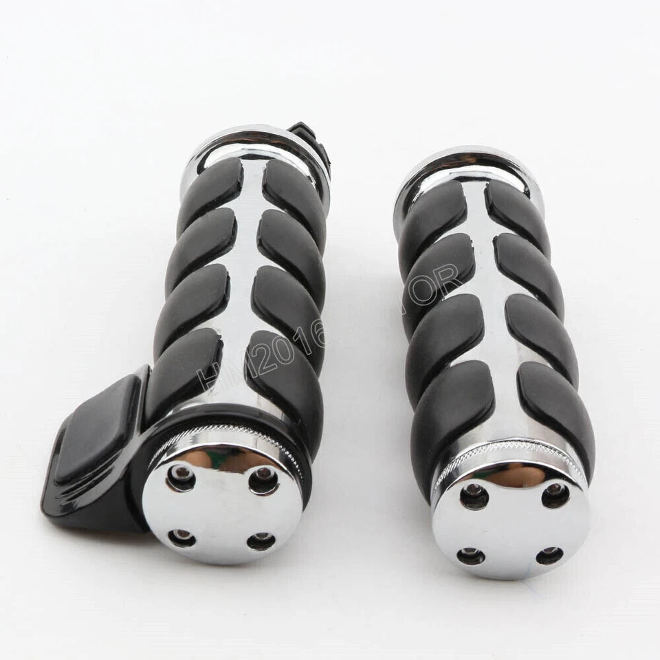 Empuñaduras de manillar de 1" para Harley Davidson Fatboy Heritage Softail Classic Foto 4 de 4