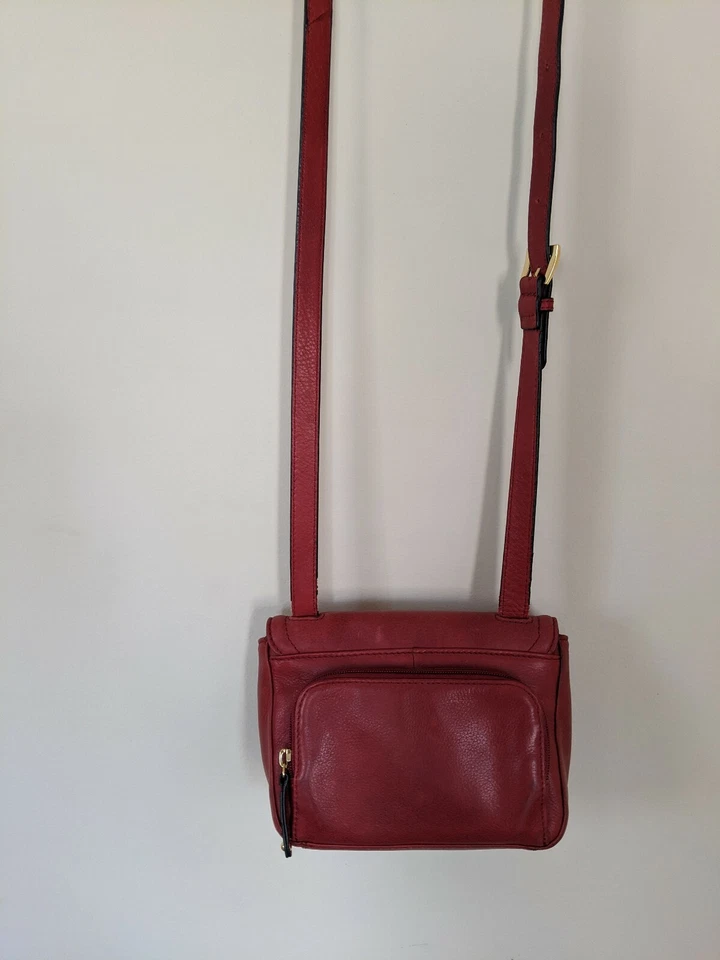 Genuine Leather Tignanello Messenger Bag - Image 2 of 4