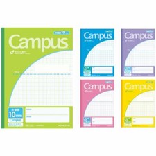 Kokuyo Campus Notebook B5 10mm Grid Ruled Five Books No-30S10x5 New from Japan