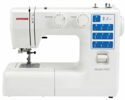 Janome 4400 Nähmaschine - 20 Stiche - 1 Schritt Knopfloch - Nadeleinfädler