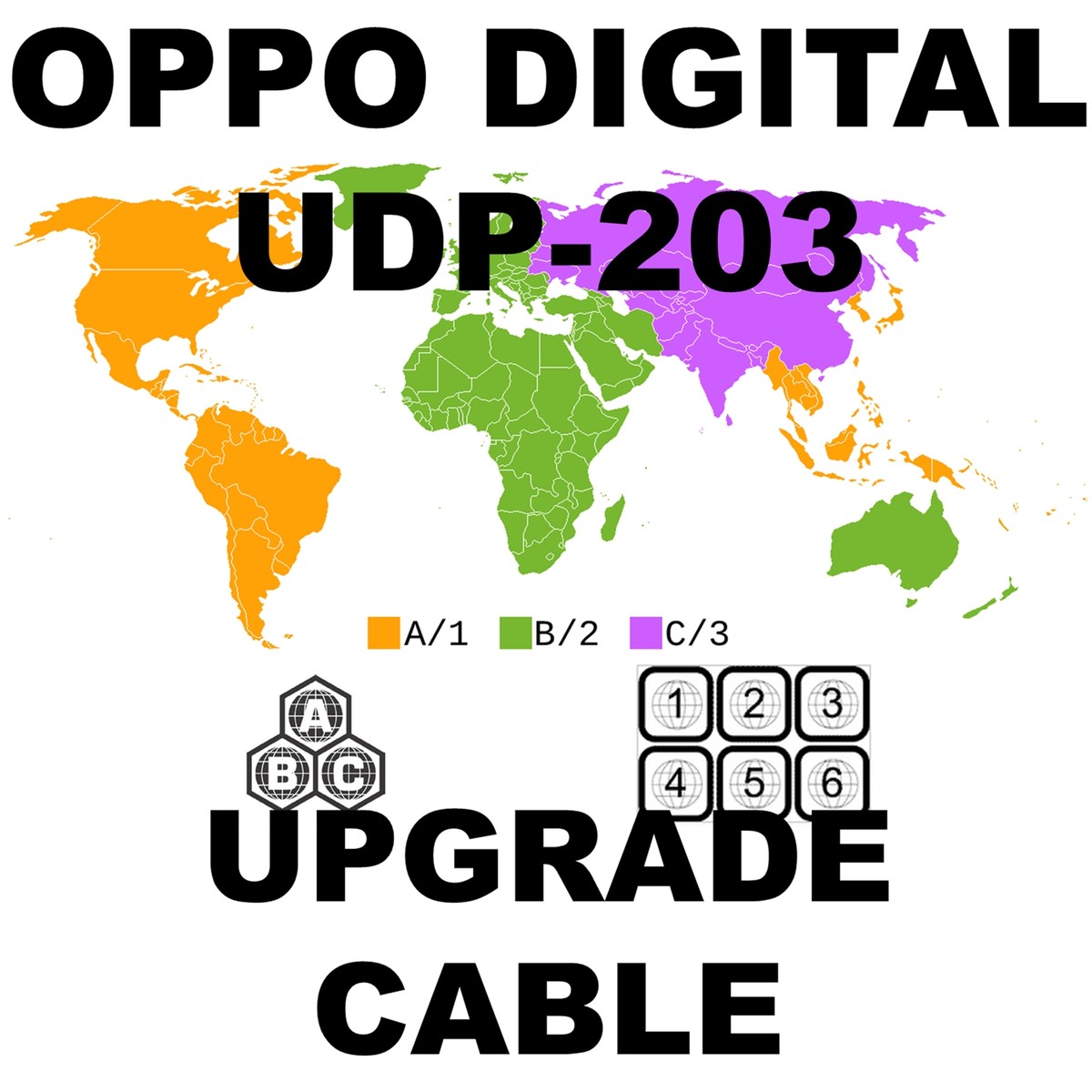 OPPO DIGITAL UDP-203 REGION FREE UNLOCK HARDWARE UPGRADE CABLE KIT