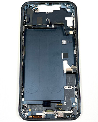 Apple iPhone 14 Plus 2022 6.7'' Midnight Mid Frame Casing Body Genuine Grade C+