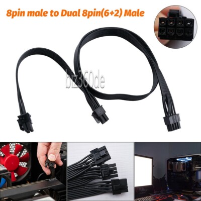 PCI-e 8 Pin auf DUAL 8 (6+2) Pin kabel für Corsair AX Series Modulares Netzteil