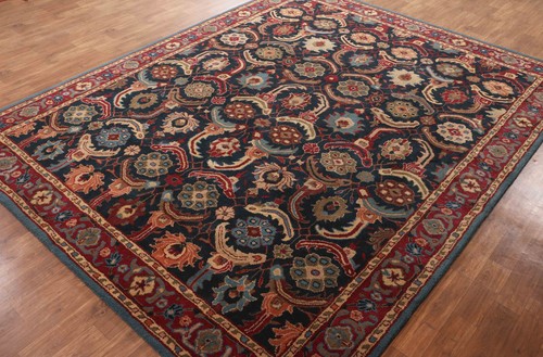 PB Rugs Adeline Blue Handmade Tufted Antique Style Woolen Without Tariff & duty - Picture 11 of 23