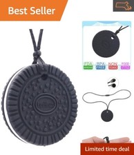 Sensory Chew Necklace for Kids and Adults: Silicone Pendant for Autism, ADHD,...
