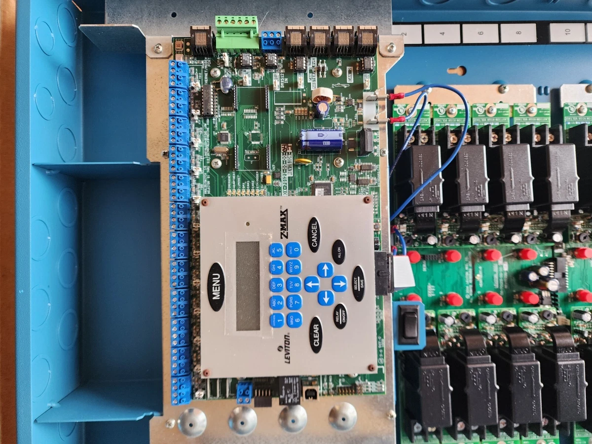 Leviton Zmax Lighting Control Panel Shelly Lighting