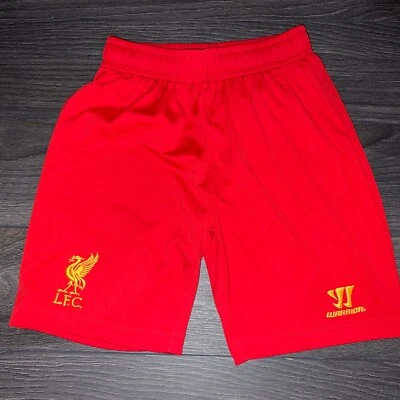 Liverpool football Soccer shorts Boys Size 158 XL. 14/15 Years Warrior Home - Image 1 of 4