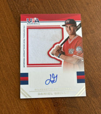 Daniel Grillo 2017 USA Baseball Silhouette Game Patch Auto #118 Panthers /49