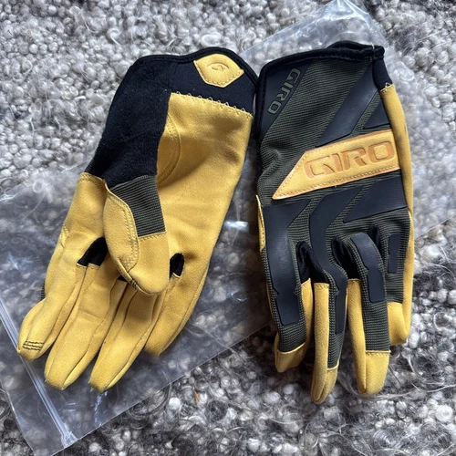 Giro Trail Builder Glove Mens Cycling Mountain Bike Men’s Small Buckskin Olive