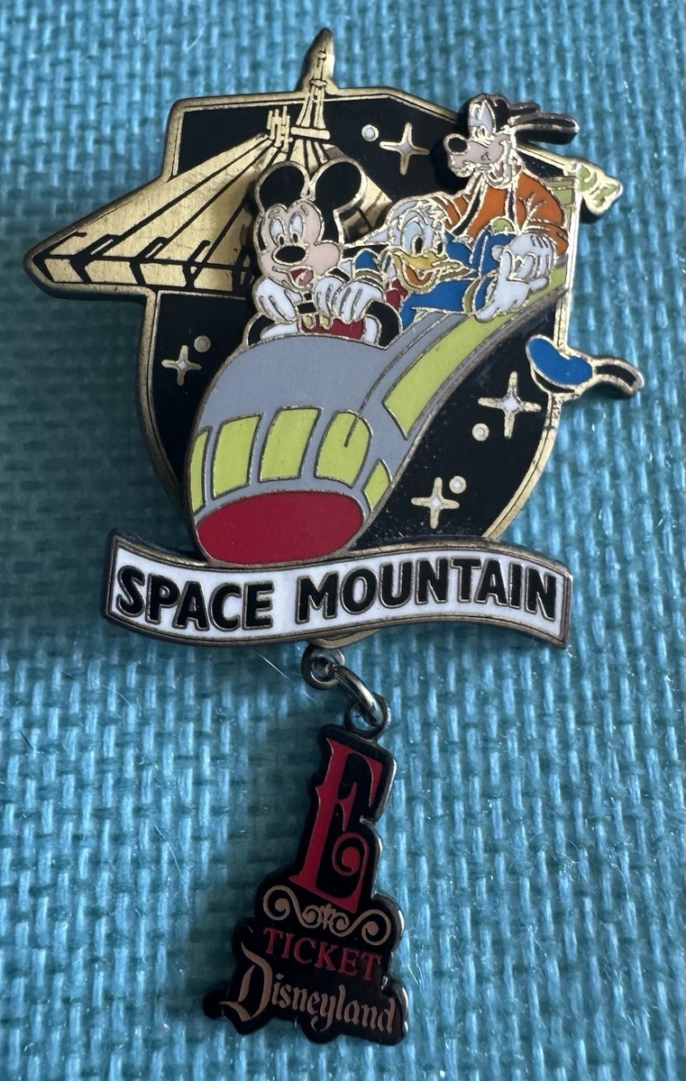 【海外パーク限定】スペースマウンテン　ピン Space Mountain Disney Attraction & Ride Pins (1968-Now) for sale
