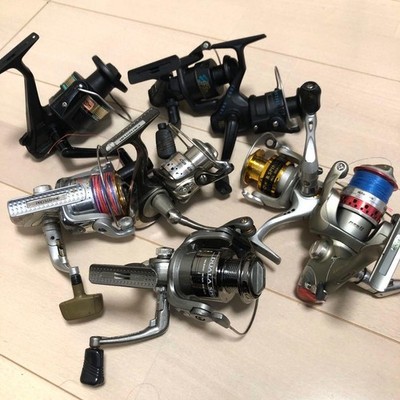 bulk fishing reel 8-Piece Spinning Reel Set for Fishing Used Bulk Sale