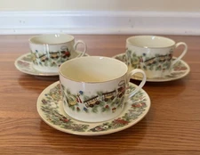 Marine Foundation Toys For Tots Set Of 3 Cups And Saucers