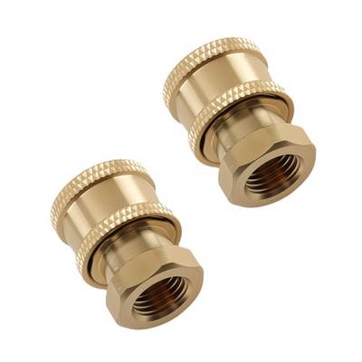 #ad 1 4quot; Pressure Washer Adapter Quick Connect Socket to Female NPT Brass 2PC $14.15