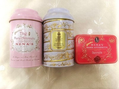 NINA'S Set of 3 Empty Cans The Rose of Versailles Marie Antoinette