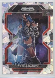 2022 Panini Prizm WWE Ice Prizm Sasha Banks #102