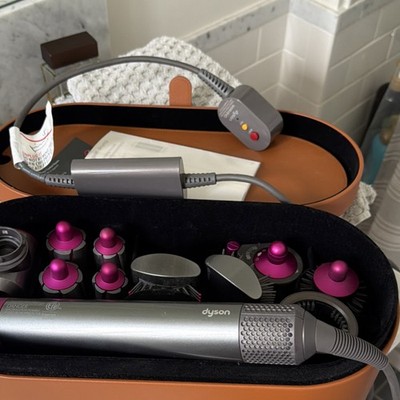 Dyson Airwrap Multi Styler HS01 1.2'' 1.6'' Barrels Attachments Case Silver Copper