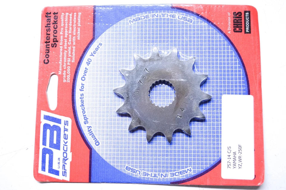 Piñones PBI 757-14 piñón contraeje 14T NOS Foto 2 de 3