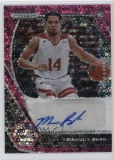 2021 Panini Prizm Draft Picks Pink Circles 19/20 Marcus Burk #DP-MBU Auto 1gx0