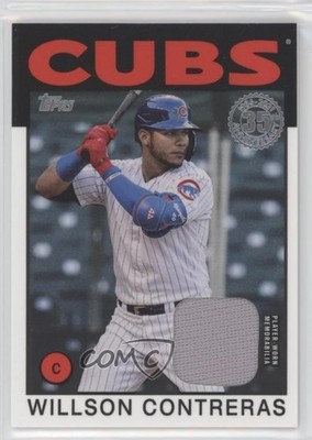 2021 Topps 1986 Topps Baseball Relics Willson Contreras #86R-WC lh0