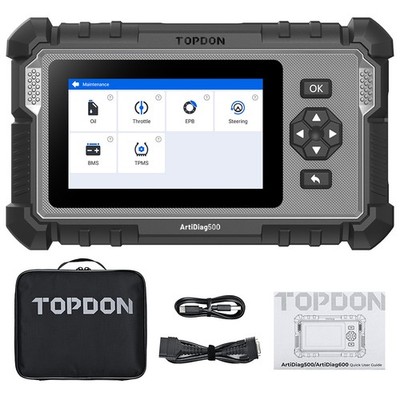 TOPDON AD500 PRO+ Car Diagnostic Tool OBD2 Scanner SRS ABS ENGINE AT Code Reader