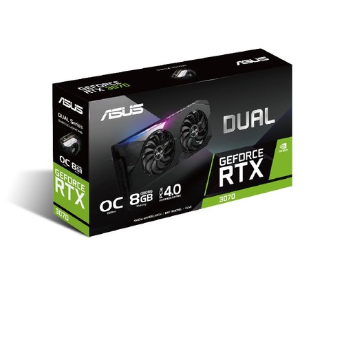 Tarjeta gráfica para juegos ASUS Dual Nvidia GeForce RTX 3070 V2 8GB OC Edition, GDDR6 - Imagen 2 de 6
