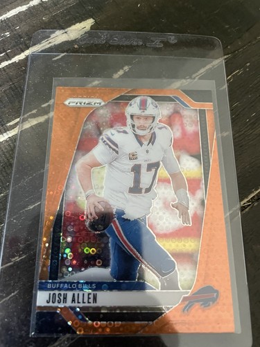 Josh Allen - 2024 Panini Prizm #28 - ORANGE DISCO PRIZM