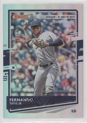 2020 Panini Donruss Season Stat Line 23/41 Fernando Tatis Jr (Base) #83 1j2