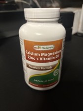 Best Naturals Calcium Magnesium Zinc with Vitamin D3, 300 Tablets