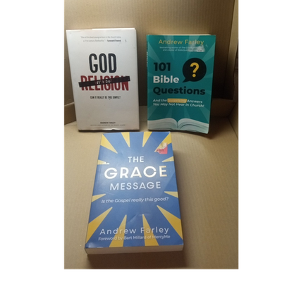 #ad Andrew Farley 3 Book Bundle $15.00
