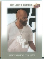 James Bond No Time to Die NOT JUST A NUMBER NJV-6 Jeffrey Wright as Felix Leiter