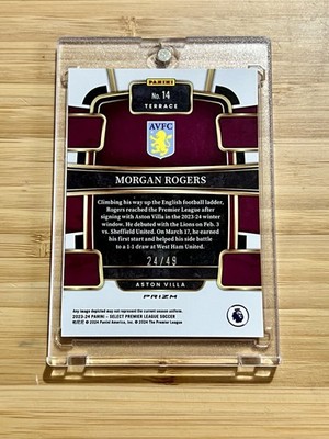 その他 panini select Morgan 2023-24 Panini Select Premier League - Pitchside Signatures