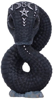Nemesis Now Statue  Ouroboros schwarz Geschenke, Gothic Polyresin Standard