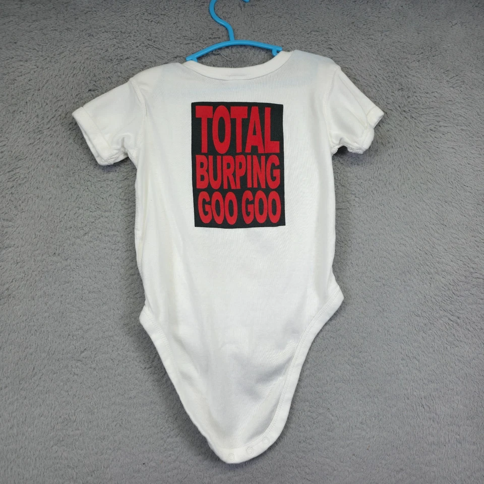 Soundgarden Conjunto de Una Pieza Niños Pequeños 24 Meses Blanco Gritando En Vivo 11 Banda T Foto 3 de 4