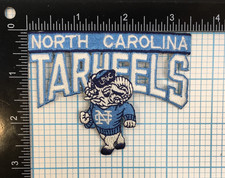 NORTH CAROLINA TAR HEELS NCAA COLLEGE VINTAGE 3.5" MASCOT TEXT TEAM PATCH N37