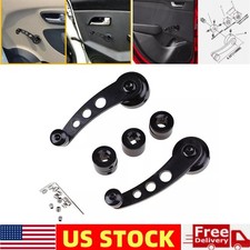 1pair Aluminum Manual Window Crank Handle Winders Car Truck Glass Door Universal