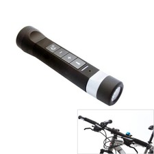 Bicycle Bluetooth Energy-Efficient Multi-function Wireless flashlight w/Speaker