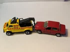 Matchbox Breakdown Van Tow Truck Yellow Vintage & Volvo 760 Car