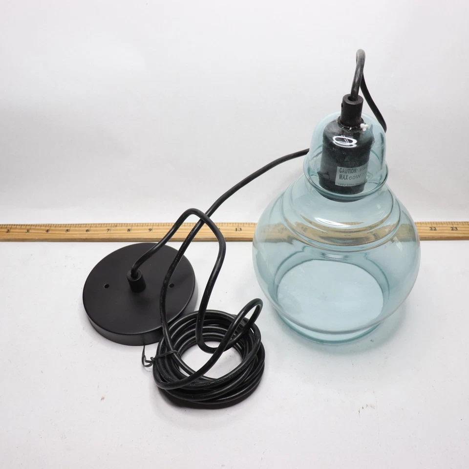 Mini lámpara de techo colgante Vaxcell Farmhouse Jar - muy pequeña envío en vidrio Foto 3 de 4