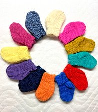 Puppenkleidung, Strümpfe, Socken Puppengröße  ca. 36-46 cm Fußlänge 5-6 cm